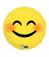 Emoji Smiley Blush Single Balloon