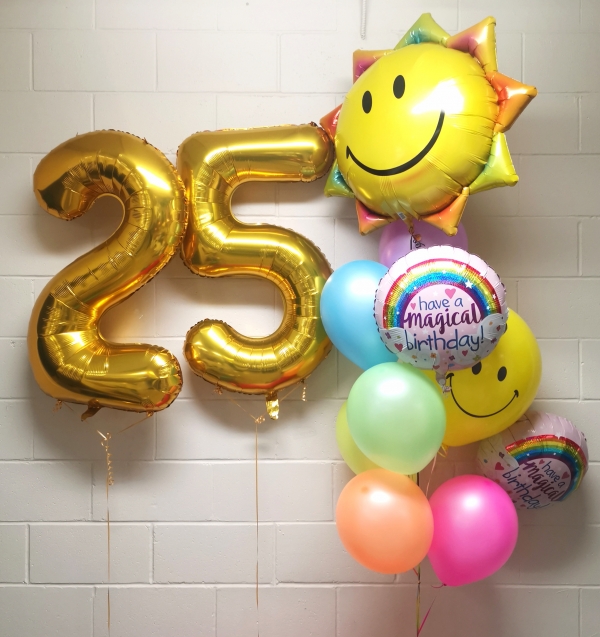 Emoji Sun Rainbow Pride Birthday Pick An Age Set