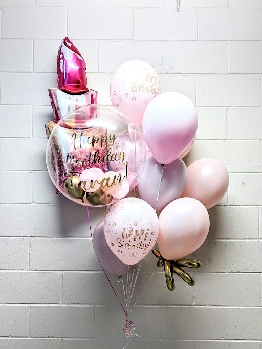 Fabulous Lipstick Birthday Custom Print Bouquet