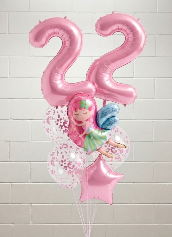 Fairy Princess Pick An Age Balloon Bouquet