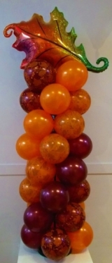 7FT Fall Leaf Column INDOOR