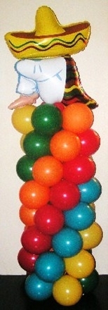 7FT Fiesta Mexican Boy Column INDOOR