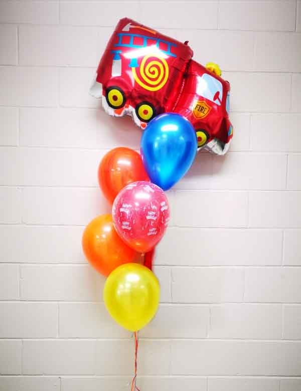 Fire Truck Happy Birthday Bouquet