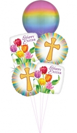 Flower Easter Balloon Bouquet