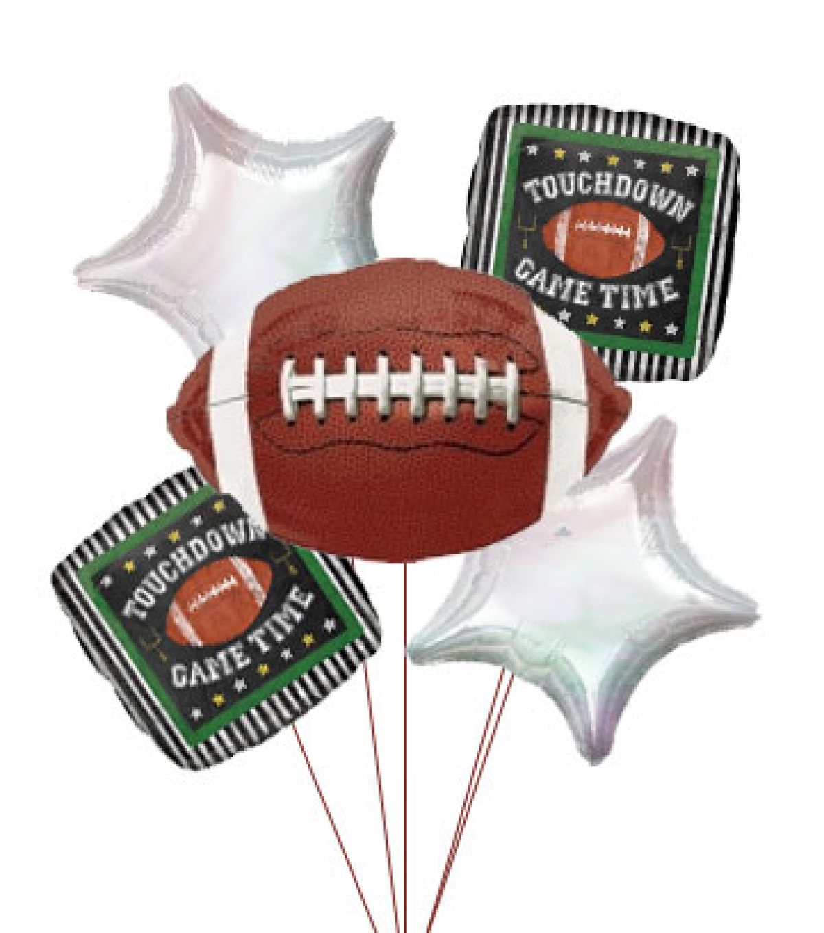 Football Touchdown Gametime Latex-Free Balloon Bouquet