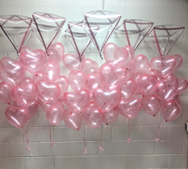 For That Wonderful Person Heart Diamond Bouquet Set