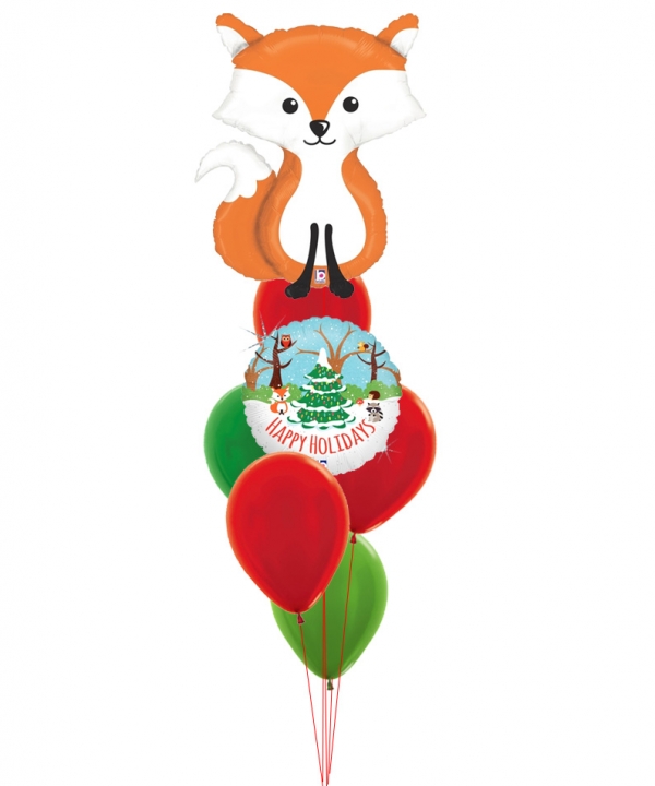 Fox Balloon Bouquet Holidays