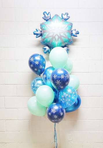 Fresh Snowflake Balloon Bouquet
