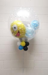Funny Cheeky Emoji Face Gumball Balloon Bouquet 