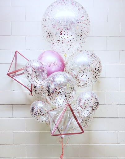 Gem Confetti Balloon Bouquet