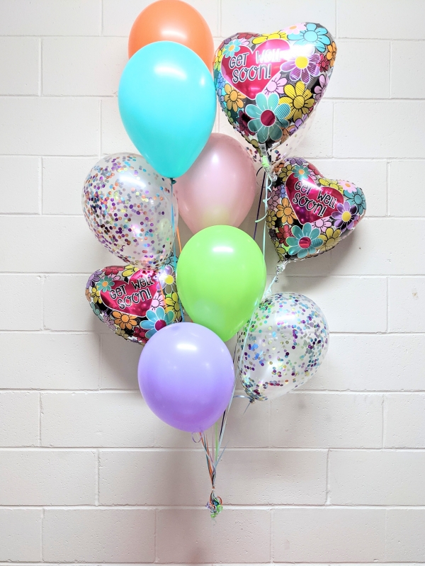 Get Well Soon Flowers & Confetti