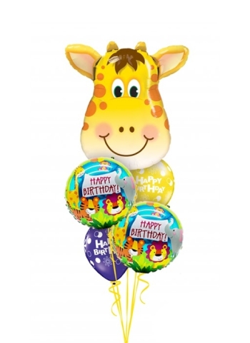 Giraffe Birthday Balloon 6