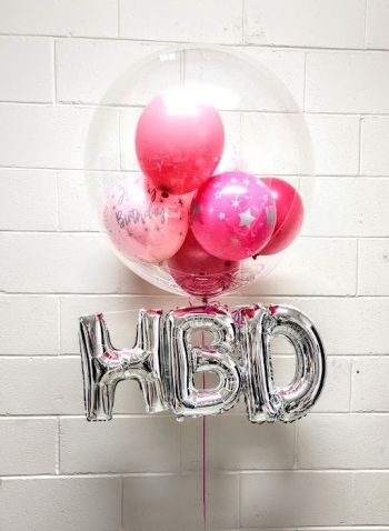 Glittering Gumball Birthday Or Initial Set