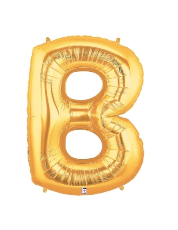 Gold Balloon Letter B