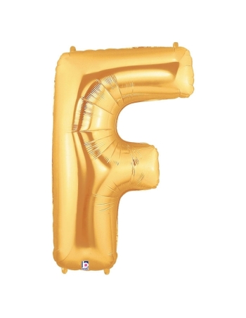 Gold Balloon Letter F