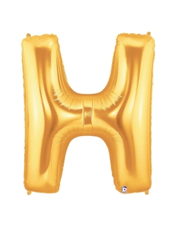 Gold Balloon Letter H