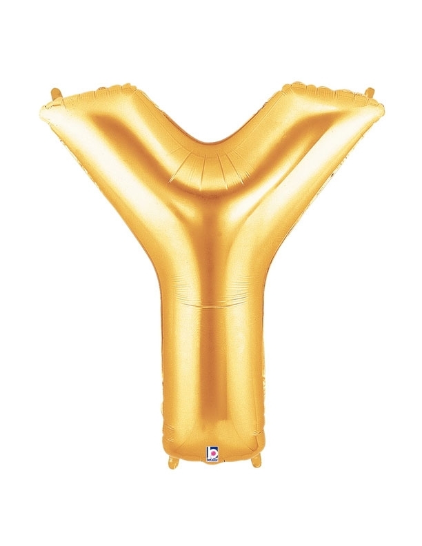 Gold Balloon Letter Y