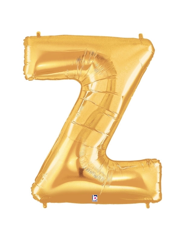 Gold Balloon Letter Z
