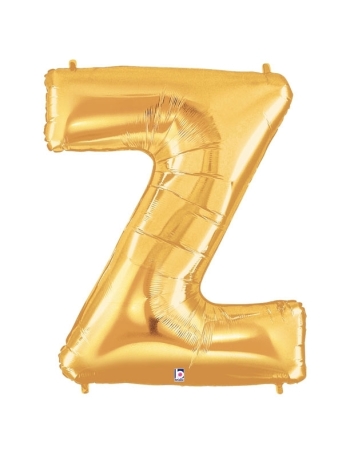 Gold Balloon Letter Z