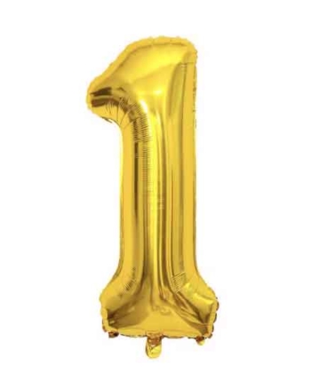 Gold Balloon Number 1