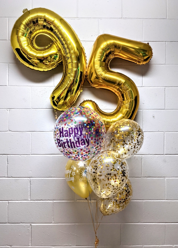 Gold Confetti Pick An Age