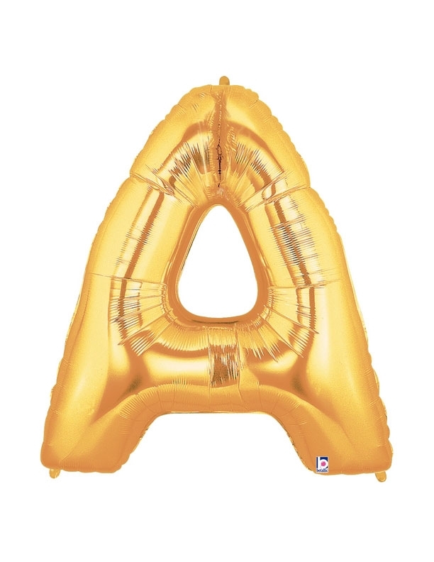 Gold Balloon Letter A