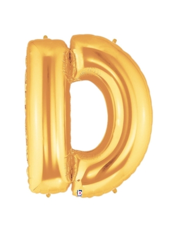 Gold Balloon Letter D