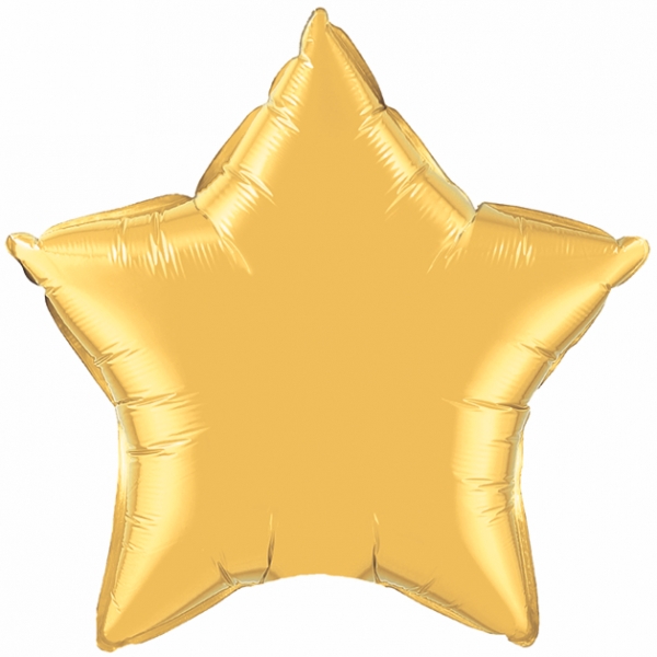 Gold Mylar Star Ballooon