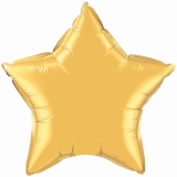 Gold Mylar Star Ballooon