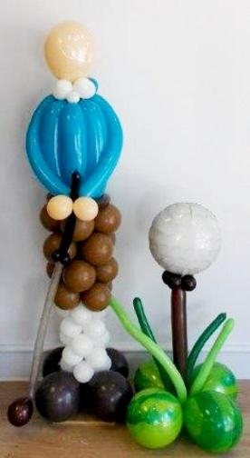 7FT Golf Player Column and Tee INDOOR