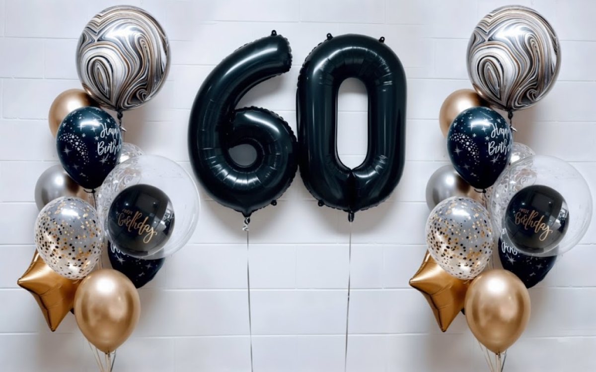 Gossamer Birthday Bouquet Pick An Age Double Twin Numbers