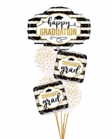 Grads and Stripes Balloon Bouquet
