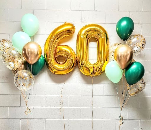 Green & Gold Pick An Age Anniversary Set