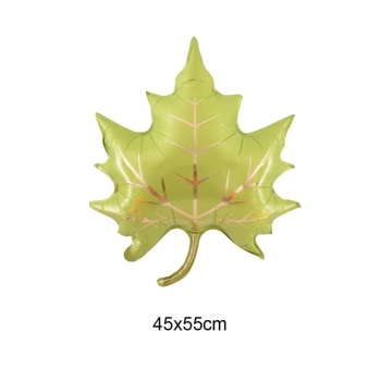 Green Leaf Shape Balloon
