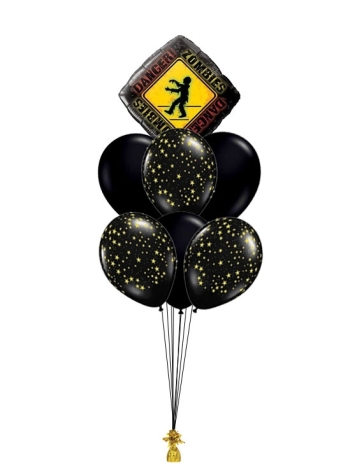 Zombie Invasion Balloon Bouquet of 5