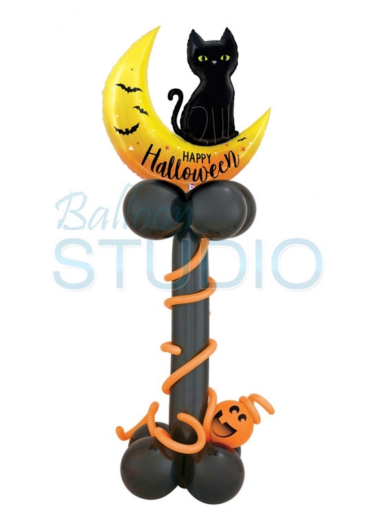 Halloween Cat Moon Stand Up