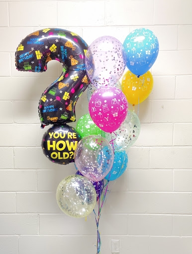 Happiest Birthday Balloon You Are How Old ? Bouquet 