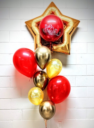 Happy 2021 Ox New Year Balloon Bouquet