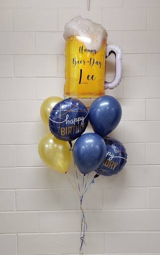 Happy Beer Day Custom Name Balloon Bouquet