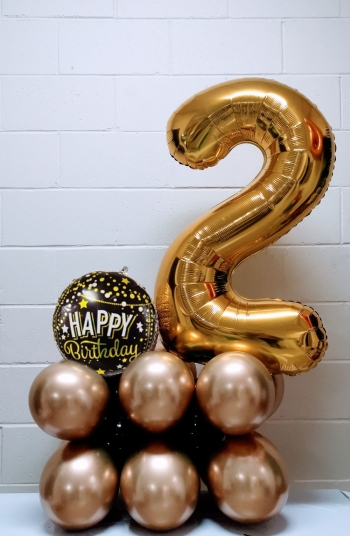 [4ft] Happy Birthday Stand Up + 1 Number
