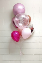 Happy Birthday Confetti Thrill Balloon Bouquet
