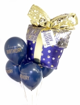 Happy Birthday Gift Man Balloon Bouquet