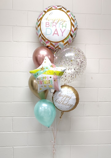 Happy Birthday Three Ways Balloon Bouquet