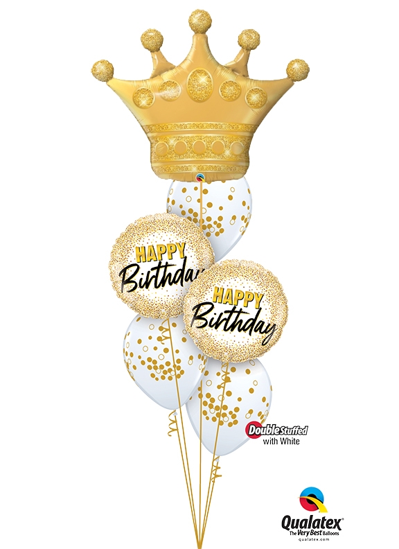 Happy Birthday Your Majesty Balloon Bouquet 