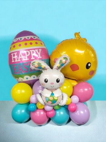 Cheeky and Easter Egg balloons Centerpiece
