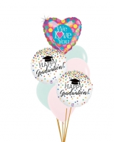 Happy Graduation We Love You Balloon Bouquet