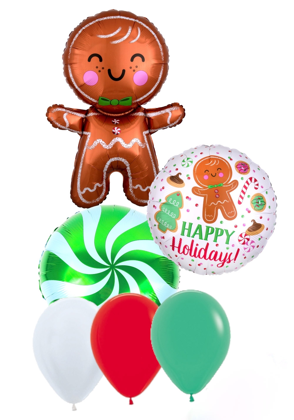 Happy Holidays Gingerbread Cookie Bouquet