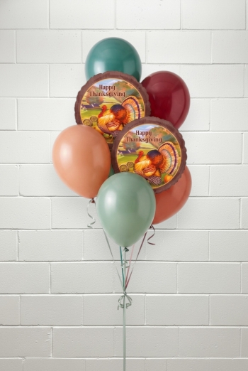 Happy Thanksgiving Turkey Bouquet of 7