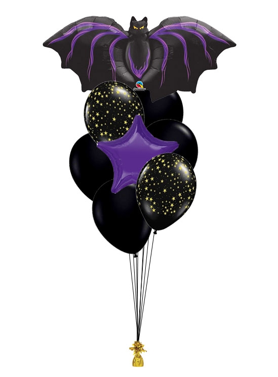 Haunted Bat Halloween Balloon Bouquet 