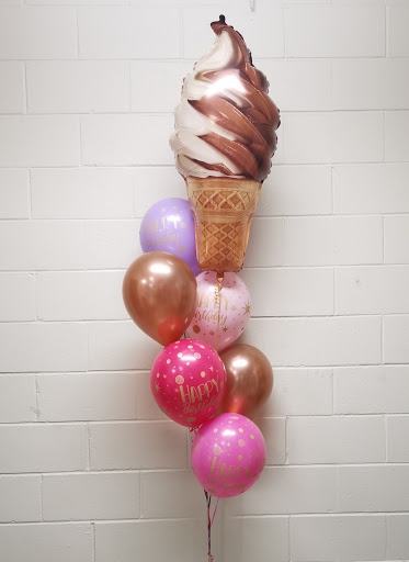 Have a Lovely Birthday with Ice Cream Balloon Bouquet